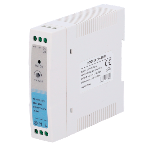 [DC12V2A-DIN-SLIM] DC12V2A-DIN-SLIM