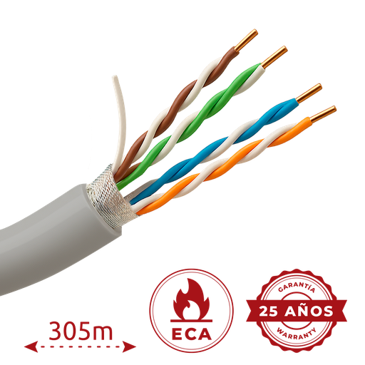 [F-UTP5E-305-PVC-Eca] F-UTP5E-305-PVC-Eca